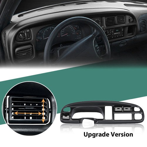 Dash Board Bezel Cover Instrument With Vents For 1998-2002 Dodge Ram 1500 2500 3500
