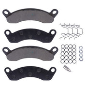 DURAFORCE BRAKE PAD KIT 10K-12K AXLE FOR K71-180-00 DEXTER CALIPER 2 WHEELS Semi-Metallic
