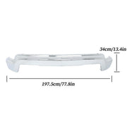 DURAFORCE For Chevy Silverado 2022-2024 Split-type Front Bumper Replacement Chrome Steel