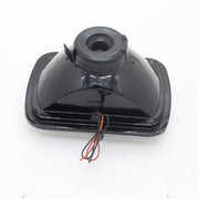DURAFORCE 7" 7X6 LED White CCFL Halo Diamond Cut Gray Lens Projector Headlights