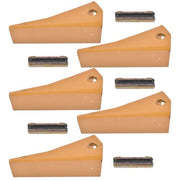 DURAFORCE 23 230 Series 230S Bucket Teeth with 23TF/23FP Flex Pins for Excavator 5 Piece