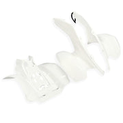 DURAFORCE New For 1986-1989 Honda TRX 250R TRX250R White Front & Rear Fender Plastics Kit