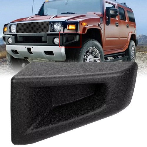 DURAFORCE Front Bumper End Cap Left Side for Hummer H2 2003-2009 Textured ABS