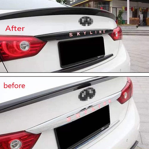 DURAFORCE For 2014-2017 Infiniti Q50 Q50S skyline LED Smoke Tail Light Brake Signal Lamp