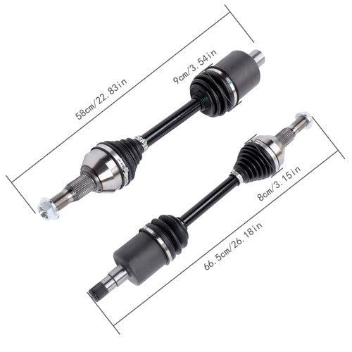 DURAFORCE For Buick Chevrolet Oldsmobile Pontiac 3.8L1998-2011 2* CV Axle Assembly Front