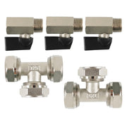 DURAFORCE 1 Set M7500 100 Feet Compressed Air Line System Piping Kit 3/4-Inch Pipe