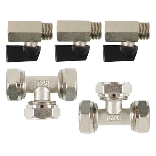 DURAFORCE 1 Set M7500 100 Feet Compressed Air Line System Piping Kit 3/4-Inch Pipe