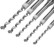 DURAFORCE 6pcs 6.35mm/8mm/9.5mm/12.7mm/14mm/16mm Square Hole Mortise Chisel Drill Bit Set