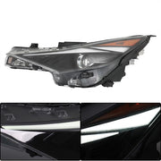 DURAFORCE Black Halogen LH/Driver w/LED Headlight Projector For Hyundai Elantra 2021-2022