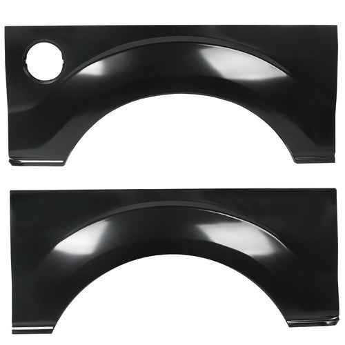 FRP07 Black Rear Wheel Arch Quarter Panels for Ford F150 F-150 09-14 Pair