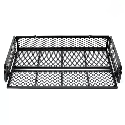 DURAFORCE Rear Drop Mesh Basket Rack Steel Cargo Luggage Carrier For Universal 500LBS