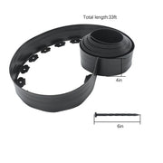 DURAFORCE 1 Set No-Dig Garden Edge Lawn Border L-shaped Landscape Edging Border Kit 33 FT