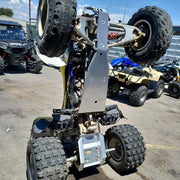 DURAFORCE Full Chassis Glide & Swing Arm Skid Plate Guard Combo For KAWASAKI KFX400 DVX400
