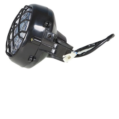 DURAFORCE 2× Headlights lens bulbs lights grills For Yamaha Banshee 1987-2006 Warrior 350