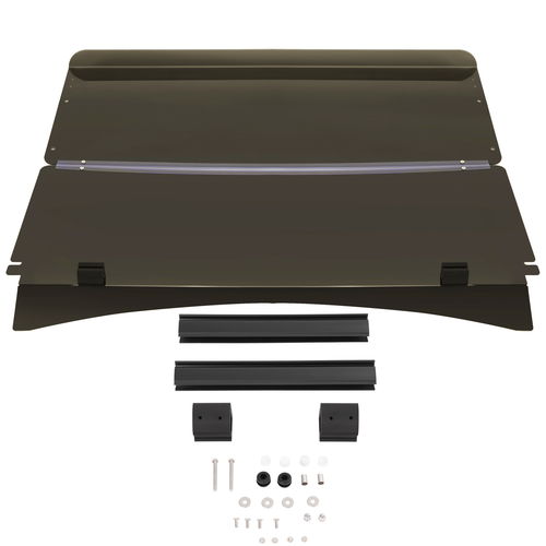 DURAFORCE For 2014- UP EZGO TXT Golf Cart Windshield Windscreen Fold Down Folding Tinted
