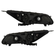 DURAFORCE Pair For Honda Accord 2013-2015 Headlights Replacement Halogen W/O LED DRL Set