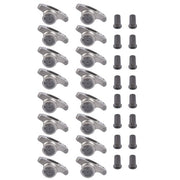 DURAFORCE 16Pcs 17-4PH Stainless Steel Rocker Arms for Pontiac 287-455 V8 4.3L 1.65 Ratio