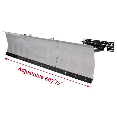 DURAFORCE 60"/72" Adjustable Width Snow Plow Blade Switchblade Plow For ATV UTV Universal