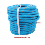 DURAFORCE 0.55in x 125ft Strong Arborist Rigging Static Rope Double Braided Polyester Rope