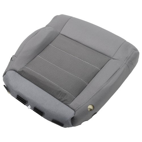 DURAFORCE Cloth Passenger Bottom Seat Cover&Foam Cushion Gray For Jeep Wrangler 2007-2012