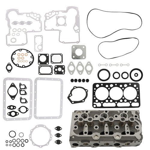 DURAFORCE New Complete Cylinder Head w/Valves & Full Gasket Set Fit For Kubota D950 Engine