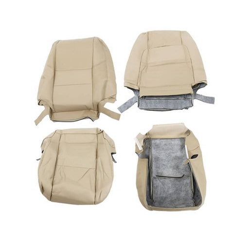 DURAFORCE For Toyota Sequoia 2000-2007 Front Driver+Passenger Side Leather Seat Cover Tan