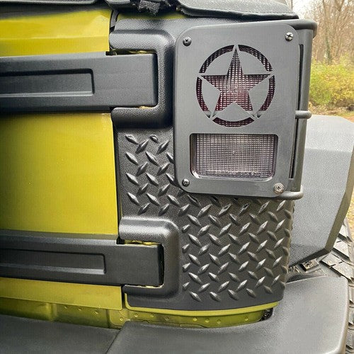 Rear Corner Guards Body Armor Kit Tail Light Cover for Jeep Wrangler JK 07 18