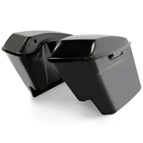 5 Stretched Extended Hard Saddle Bags For Harley Touring 14-24 Road King Glide