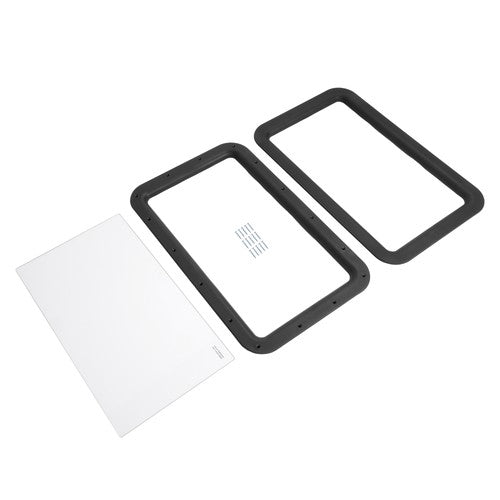 DURAFORCE Entry Door RV Window Clear Glass For Universal RV Trailer Camper Motorhome