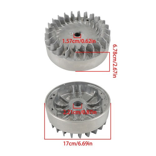 DURAFORCE Flywheel For Predator 196cc 212cc 224cc 69730 69736 NonHemi Cast Aluminum 10kRPM