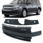 DURAFORCE Gloss Black Compatible FIT For Ford Flex 2013-2019 Front Bumper Grille Assembly
