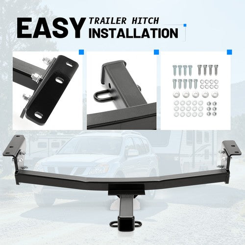 Class 3 Trailer Hitch Tow 2 Inch Receiver Powder Coated For Nissan Rogue 08 2020