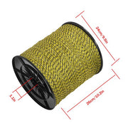 DURAFORCE Electric Fence Wire 5050 Feet 1540 Meters 1/8 inch 6 Stainless Steel Strands