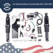 DURAFORCE Rear Air Ride Suspension Set For Harley Touring Road King Street Glide 1994-2023