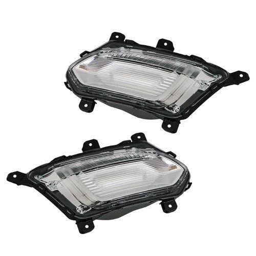 DURAFORCE For Chevy Equinox L LT LS 16-17 LH+RH Front Daytime Running Fog Lights Assembly