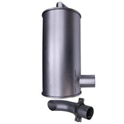 DURAFORCE 4649870 Muffler for HITACHI EXCAVATOR EX120-2 EX120-3 EX120-1 EX150-1 4BD1 4BG1