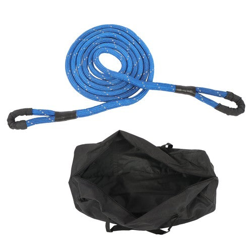 DURAFORCE 30000 LBS Blue Recovery Power Tow Rope 7/8" x 30' Energy Truck Tow Snatch Strap