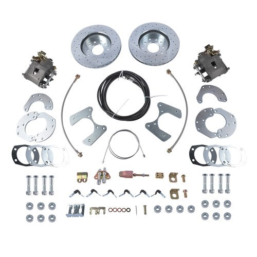 DURAFORCE For 1964-77 Rear Disc Brake Conversion Kit for 10 &12 Bolt for Chevrolet Pontiac
