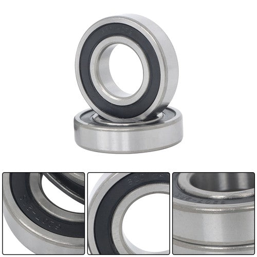 DURAFORCE 6207-2RS Deep Groove Ball Bearings 10pcs 35x72x17mm Set