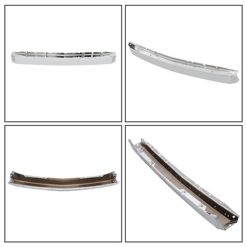 DURAFORCE Chrome Suit For Chevy Silverado 07-13 Truck Front Bumper Impact Face Bar Steel