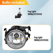 DURAFORCE Front Bumper Fog Lights Lamps for Subaru WRX STI 2013-2014 Bulbs LH&RH Pair