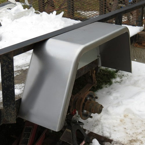 DURAFORCE Square Trailer Fenders For 14"-16" Wheels For Car Hauler Cargo Utility Trailer