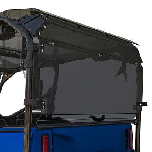 DURAFORCE Rear Smoke Windshield for Honda Pioneer 1000-5 2016 2017 18 UTV Install Kit