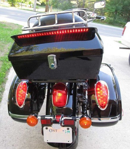 DURAFORCE For Touring Universal Luggage Trunk & Tail Light & Backrest & Luggage Rack