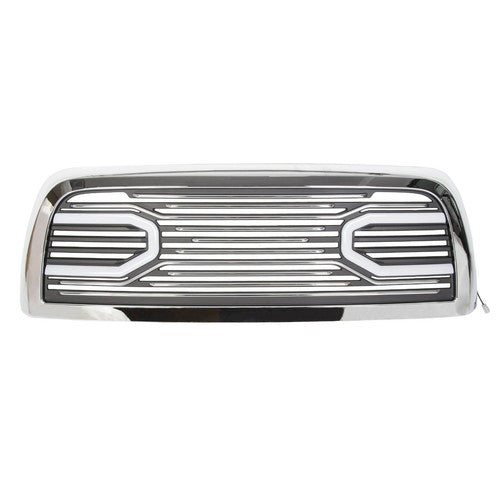 Chrome Grille Replacement Shell and Lights for 2010 2018 Dodge Ram 2500 3500 Big Horn