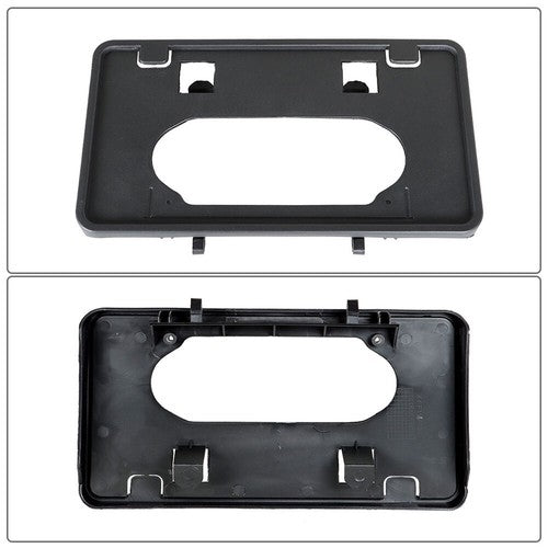 DURAFORCE For 2009-2014 Ford F-150 License Plate Frame Bracket & Bumper Guards Pads Front