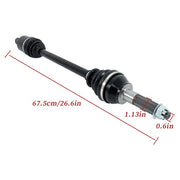 DURAFORCE New For Polaris RZR S 800 2009-2014 Rear Left&Right CV Axles Drive Shaft 1332883