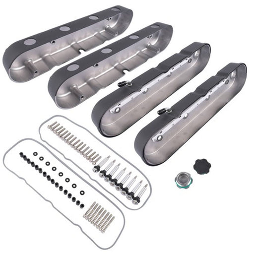 DURAFORCE Aluminum Engine Valve Covers for All LS Engines Using LS1 LS2 LS3 LS6 LS7 Coils