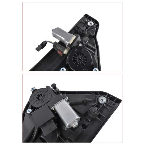 DURAFORCE Driver+Passenger Side Front Power Window Regulators for Hyundai Veloster 2012-17