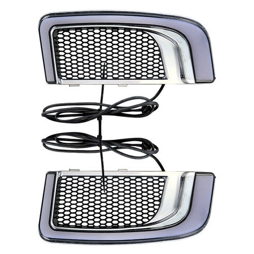 DURAFORCE Fairing Lower Grill LED Turn Signal Running Light For Electra Glide 2014-2020